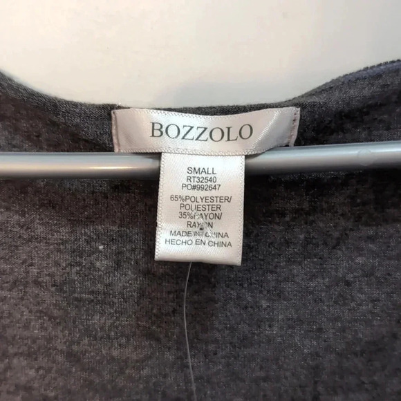Bozzolo Dark Gray Tee Shirt - Round Neck - Picture 3 of 6